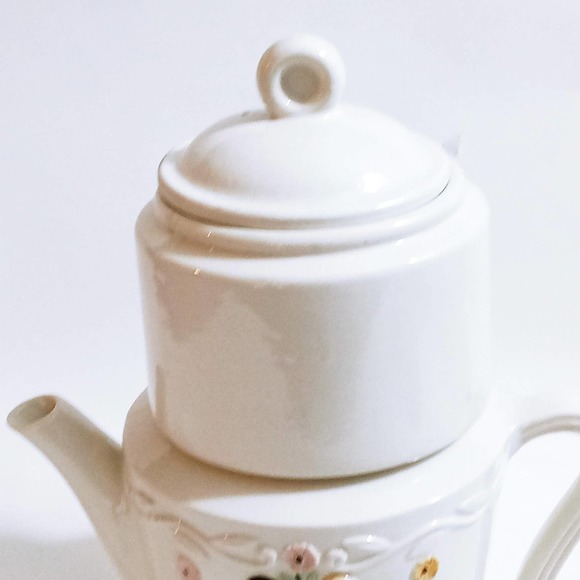 Vintage Porcelier Vitreous Butch Boy & Girl Coffee Pot Teapot 3pc (su1) - Picture 2 of 10